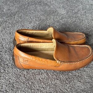 Sperry Men's Brown Leather Slip-On Loafers